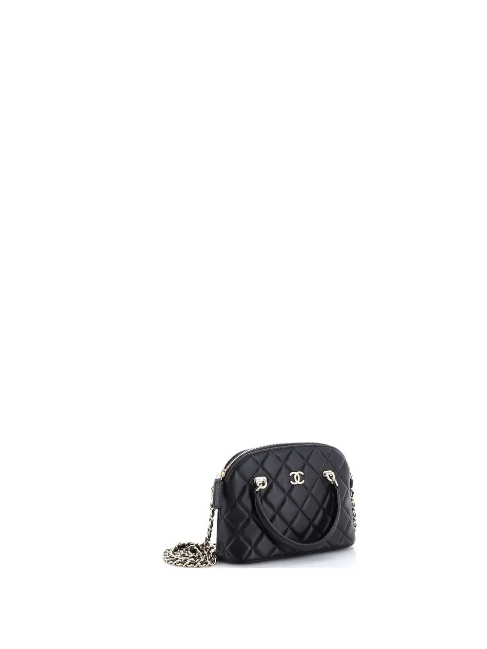 Chanel Cc Dome Zip Shopping Bag Quilt #262230C47B